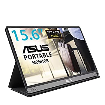 【中古】ASUS MB16AC モバイルモニター モバイルディスプレイ 薄さ8mm・軽量780g、USBで簡単接続 15.6インチ IPS フルHD ブルーライト軽減 USB Type-C｜ドリエムコーポレーション