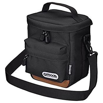【中古】【非常に良い】OUTDOOR PRODUCTS (アウトドアプロダクツ) カメラバッグ カメラショルダーバッグ04 ブラック ODCSB04BK 取り出しやすいタテ型
