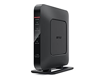 【中古】BUFFALO WiFi 無線LAN ルーター WSR-1166DHP3/MBK 11ac ac1200 866+300Mbps デュアルバンド 3LDK 2階建向け 【iPhone8/iPhoneX/iPhoneXS/Amazon