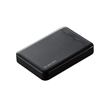 【中古】エレコム HDD 外付けハードディスク 2TB ビデオカメラから直接保存 衝撃吸収インナーフレーム ELP-EDV020UBK|ドリエムコーポレーション
