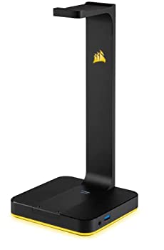 【中古】Corsair ST100 RGB RGB対応ヘッドセットスタンド SP767 CA-9011167-AP｜ドリエムコーポレーション