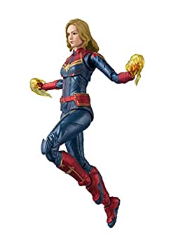 【中古】【非常に良い】S.H.フィギュアーツ キャプテン・マーベル 約150mm PVC&ABS製 塗装済み可動フィギュア
