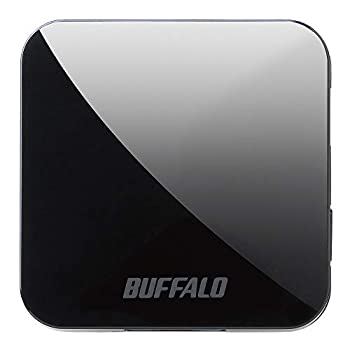 【中古】BUFFALO 無線電話ローカルエリアネットワーク親機 11ac/n/a/g/b 433/150Mbps トラベルルーター 黒いこと WMR-433W2-BK【iPhone13製造会社動くこと見さだめる済み】
