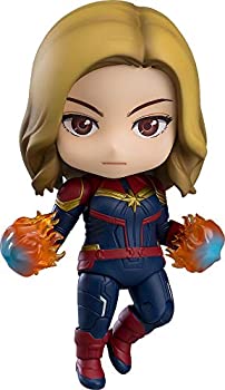 【中古】【非常に良い】ねんどろいど キャプテン・マーベル ヒーローズ・エディション スタンダードVer. ノンスケール ABS&PVC製 塗装済み可動フィギュア