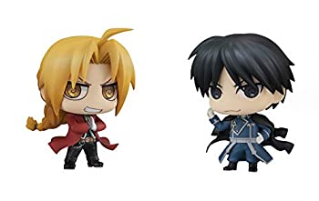 【中古】(未使用･未開封品)ちみメガ バディシリーズ! 鋼の錬金術師 FULLMETAL ALCHEMIST エドワード・エルリック&ロイ・マスタング セット 約65mm PVC製 塗装済み完成品フ
