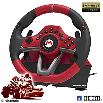 【中古】(未使用･未開封品)【任天堂ライセンス商品】マリオカートレーシングホイールDX for Nintendo Switch【Nintendo Switch対応】