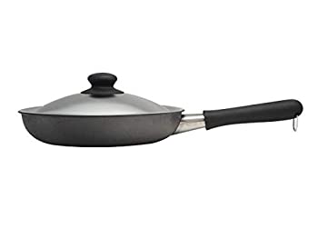 【中古】柳宗理 日本製 鉄フライパン 25糎 【ダブルファイバーライン窒化加工】上蓋付き添い人 IH相応う