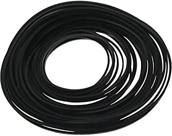 【中古】(未使用・未開封品)厚さ4mm フラットミックスパッケージ 長さ40-135mm カセットテープマシン レコーダー ラバーベルト 修理メンテナンス ブラック (50/パック)|ドリエムコーポレーション