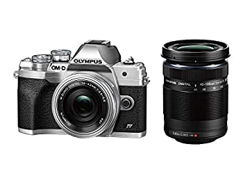 【中古】【非常に良い】OLYMPUS ミラーレス一眼カメラ OM-D E-M10 MarkIV EZダブルズームキット シルバー