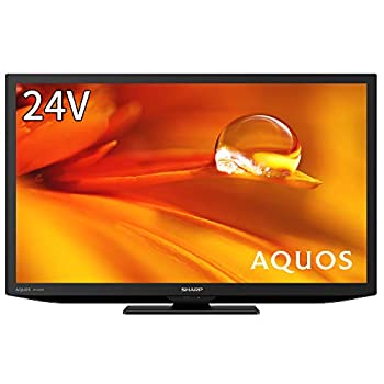 【中古】【非常に良い】シャープ 24V型 液晶 テレビ AQUOS 2T-C24DE-B ハイビジョン 外付けHDD裏番組録画対応 2021年モデル ブラック|ドリエムコーポレーション