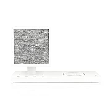 【中古】(未当て嵌める･未開封品)Tivoli Revive White/Grey（国内定め事品） チボリ リヴァイブ Bluetooth 無線電話 USB 有りの実輪っか LED オーディオ (白いこと/薄墨色)