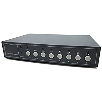 【中古】(未使用･未開封品)Broadwatch カラー画面分割器 4CH 1画面に4つのカメラを同時表示 防犯カメラアクセサリ