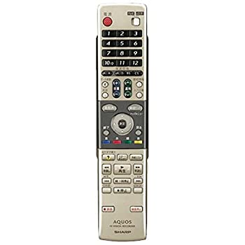 【中古】SHARP(シャープ) 純正DVDレコーダー用リモコン RRMCGA616WJPA【部品番号:0046380191】|ドリエムコーポレーション