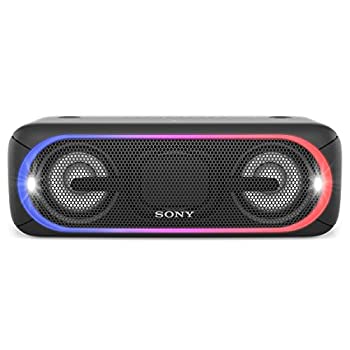 【中古】ソニー ワイヤレスポータブルスピーカー 重低音モデル SRS-XB40 : 防水/Bluetooth/専用スマホアプリ対応 ライティング機能搭載 ブラック SRS-XB4｜ドリエムコーポレーション