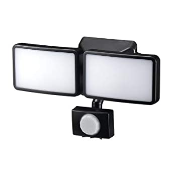 【中古】ヤザワ LEDセンサーライト ソーラー式 防雨タイプ 調光タイプ 3W白色LED&times;2灯 リモコン付 SLR3LES2｜ドリエムコーポレーション
