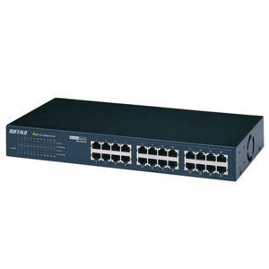 【中古】【非常に良い】BUFFALO レイヤ2 Giga対応 ノン・インテリジェントスイッチ 24ポートモデル BS-G2024UR