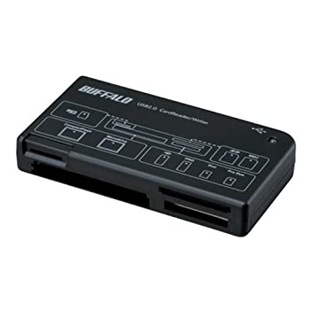【中古】iBUFFALO カードリーダー/ライター43+7 メディア対応 ブラック BSCRA26U2BK