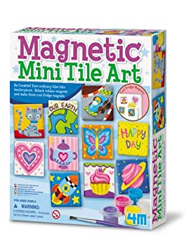 【中古】【非常に良い】[4M] マグネット ミニタイルアート 子供 クラフト[並行輸入品]
