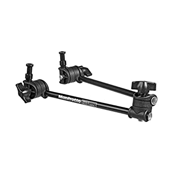 【中古】【非常に良い】Manfrotto スタジオ用シングル多関節アーム シングルアーティキュレテッドアーム 2段 16mm スピゴット付 ブラック 196AB-2|ドリエムコーポレーション
