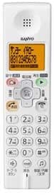 【中古】【非常に良い】三洋電機 増設用専用子機 (グレイスホワイト) TEL-SDJ4(W)｜ドリエムコーポレーション