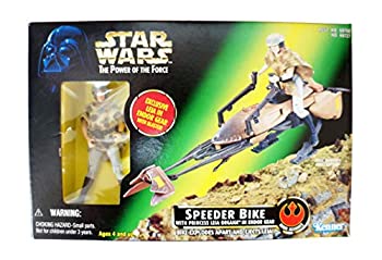 【中古】【STAR WARS THE POWER OF THE FORCE】SPEEDER BIKE WITH PRINCESS LEINA ORGANA IN ENDOR GEAR【スター･ウォーズ　スピーダーバイク ・ レイア｜ドリエムコーポレーション 14,458円