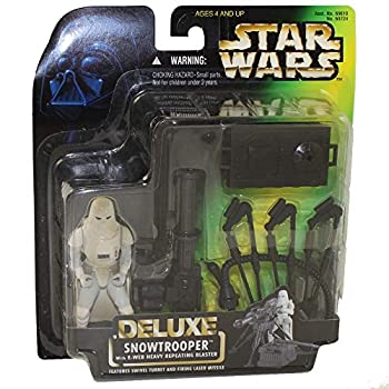【中古】【非常に良い】スター・ウォーズ　デラックスフィギュア　スノートルーパー　with　T-Pキャノン