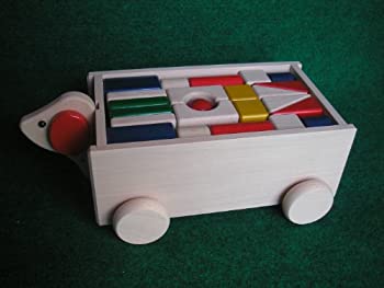 【中古】【日本製木の手あそび】まーるい積木K31