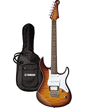 【中古】【非常に良い】ヤマハ YAMAHA エレキギター PACIFICA PAC212VQM TBS 純正ソフトケース付属 タバコブラウンサウンバースト(TBS)｜ドリエムコーポレーション