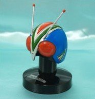 【中古】仮面ライダーマスクコレクションvol.2　04 ライダーマン （ ノーマル台座 ） 単品｜ドリエムコーポレーション