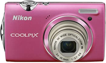 【中古】Nikon デジタルカメラ COOLPIX (クールピクス) S5100 ホットピンク S5100PK 1220万画素 光学5倍ズーム 広角28mm 2.7型液晶