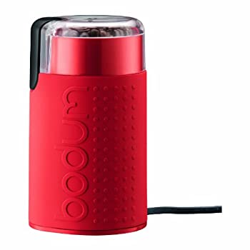 【中古】キッチンインテリアと機能を兼ねた逸品★ボダム　電動ブレード・コーヒーグラインダー レッド【並行輸入】