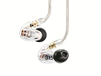【中古】【非常に良い】SHURE イヤホン SEシリーズ SE315 カナル型 高遮音性 クリアー SE315-CL-J 【国内正規品】｜ドリエムコーポレーション