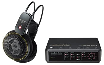 【中古】audio-technica オープン型サラウンドワイヤレスヘッドホンシステム ATH-DWL5500｜ドリエムコーポレーション