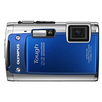 【中古】OLYMPUS 雨合羽デジタル写真機 TOUGH TG-610 青み 5m雨合羽 1.5m耐落下ぼうぜん自失 -10℃耐低温 1400万絵素 3D写真絵役立つこと Eye-Fi歌留多相応う TG-610 BLU