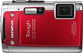 【中古】OLYMPUS 雨合羽デジタル写真機 TOUGH TG-610 赤いこと 5m雨合羽 1.5m耐落下ぼうぜん自失 -10℃耐低温 1400万絵素 3D写真絵役立つこと Eye-Fi歌留多相応う TG-610 RED