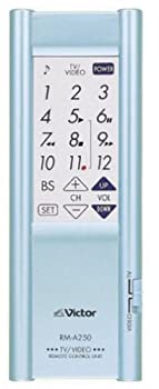 【中古】JVCケンウッド ビクター テレビ/ビデオ用簡単リモコン RM-A250-A
