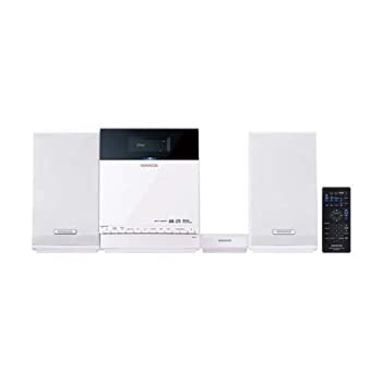 【中古】KENWOOD C-414-W iPhone/iPod/CD/USB/SD パウダーコンパクトHi-Fi取り合わせ 白いこと