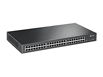 【中古】TP-Link スイッチングハブ 48ポート TL-SG1048 10/100/1000Mbps 金属筐体 ギガビット