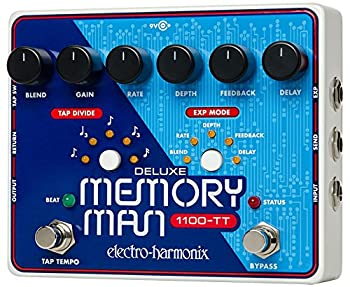 【中古】Electro Harmonix Deluxe Memory Man P dale pour Guitare Electrique Argent|ドリエムコーポレーション