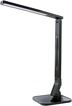 【中古】【非常に良い】コスモテクノ LEDデスクランプ ブラック CDS-90B