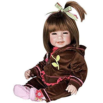 【中古】[アドラ]Adora Toddler Cuddly & Weighted 20Play Doll Workout Chic Removable Hoodie Jacket and Fabric Shoes Brown Hair/Brown Eyes Ages 6+