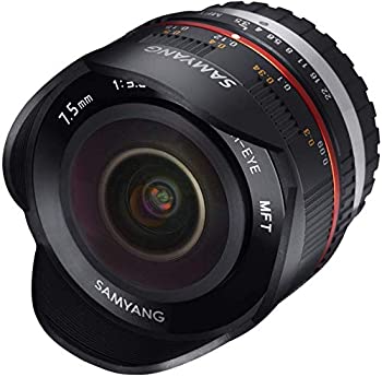 【中古】SAMYANG 単焦点魚眼レンズ 7.5mm F3.5 フィッシュアイ マイクロフォーサーズ用 ブラック|ドリエムコーポレーション