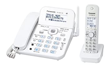【中古】パナソニック RU・RU・RU デジタルコードレス電話機 子機1台付き 1.9GHz DECT準拠方式 ホワイト VE-GD31DL-W