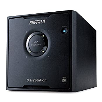 【中古】BUFFALO RAID 5 USB3.0 外付ハードディスク 4ドライブ 16TB HD-QL16TU3/R5J