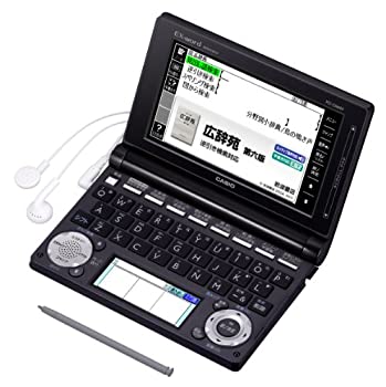 【中古】カシオ EX-word 電子辞書 生活・総合モデル ブラック 110コンテンツ 2000小説 2000クラシック名曲フレーズ収録 ツインカラー液晶 EX-VOICE機能