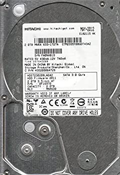 【中古】hds723020bla642、PN 0?F16970、MLC mnr6d0、Hitachi 2tb SATA 3.5ハードドライブ|ドリエムコーポレーション
