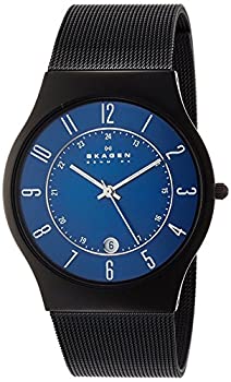 【中古】スカーゲン SKAGEN ウルトラスリム チタン メンズ 腕時計 T233XLTMN ブルー [並行輸入品]