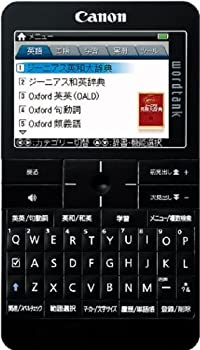 【中古】【人並み外れたに似つかわしい】Canon 陰電子字引き TOEIC/TOEFL打つ手付き添い人英語模範例 wordtank A512 BK