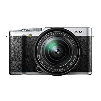 【中古】FUJIFILM ミラーレス一眼 X-M1 レンズキット シルバー F X-M1S/1650KIT｜ドリエムコーポレーション
