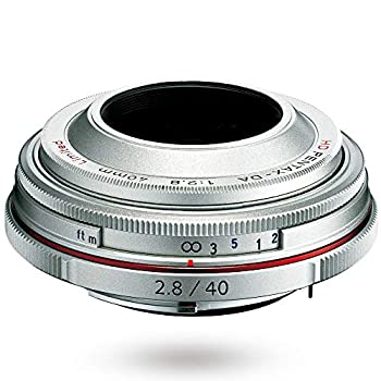 【中古】HD PENTAX-DA 40mmF2.8 Limited シルバー 超軽量薄型パンケーキレンズ DA リミテッドレンズシリーズ アルミ削り出しボディ 全長15 本体89g 小